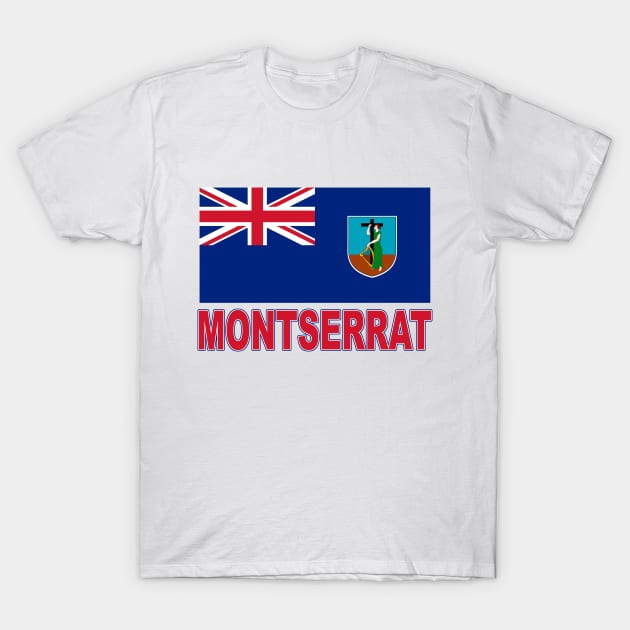 The Pride of Montserrat - National Flag Design T-Shirt by Naves